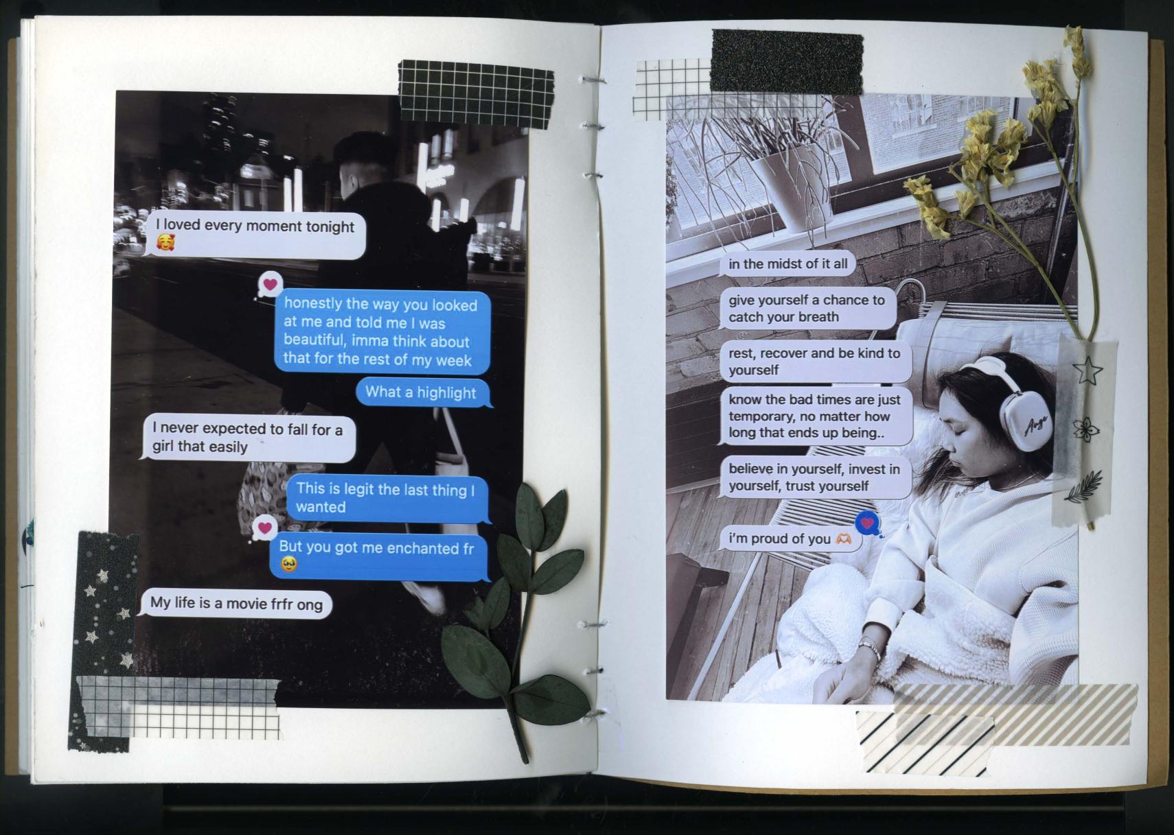 Closing spread — love and encouragement